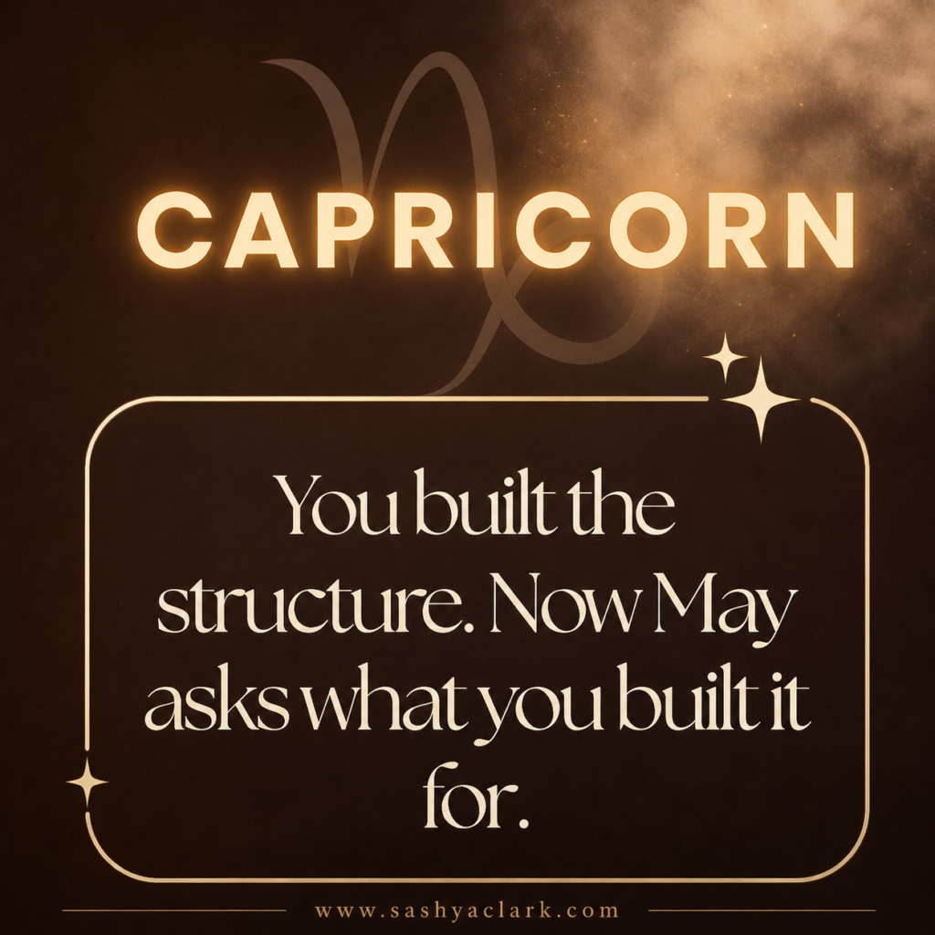 May Mantra for Capricorn